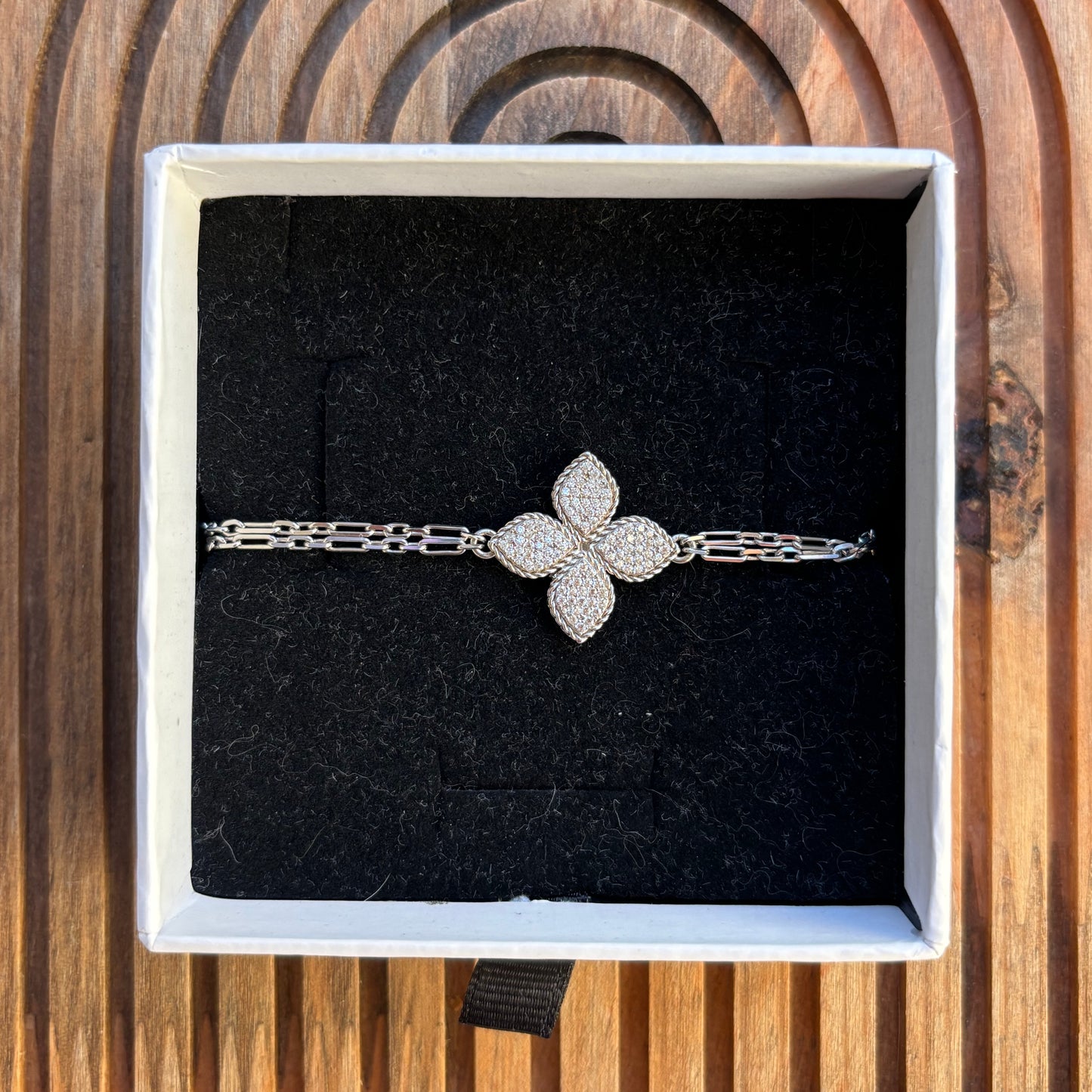 925 Ayar Gümüş Van Cleef Yonca Bileklik