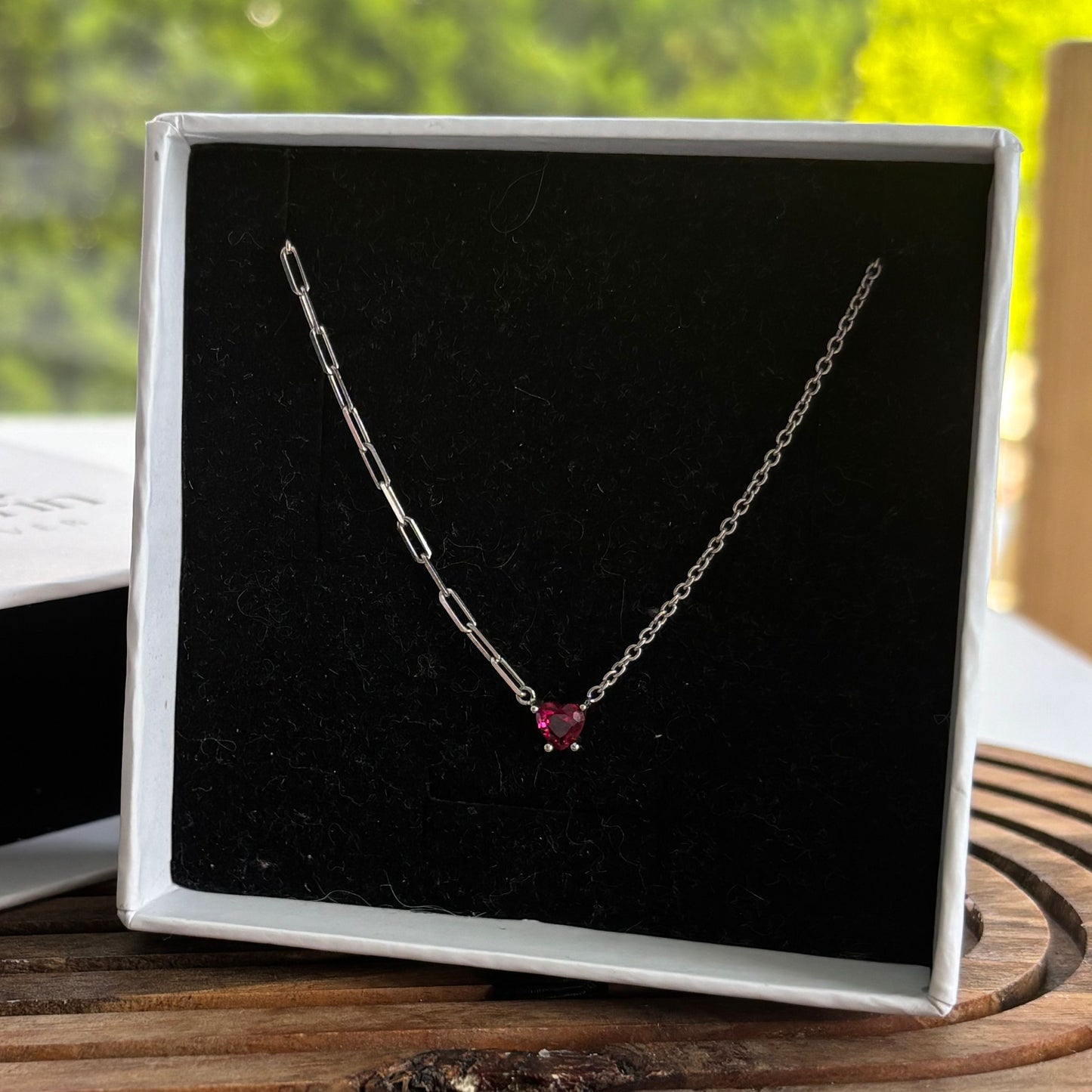 925 Ayar Gümüş Rodyum Kaplama Zirkon Taşlı Ataç Model Choker Kolye