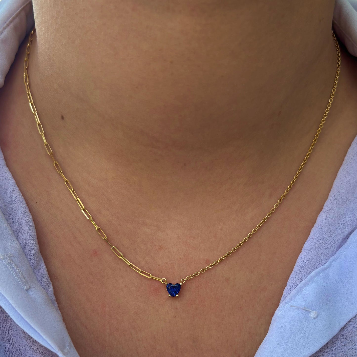 925 Ayar Gümüş Altın Kaplama Zirkon Taşlı Ataç Model Choker Kolye